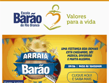 Tablet Screenshot of escolabarao.com.br